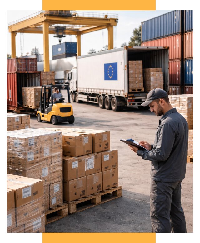 Доставка грузов из Европы от 12643 р., логистика СетСервис-Срн