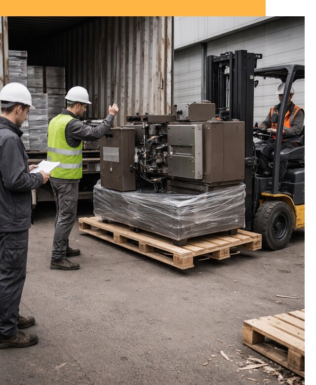 Доставка промышленного оборудования из Европы от 47412