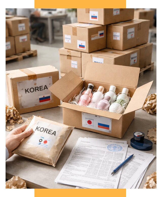 Доставка косметики из Кореи от 8956 р. под ключ | СетСервис-Срн