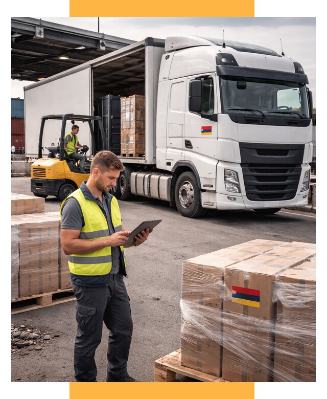 Автоперевозки из Армении от 100092 р. — услуги СетСервис-Срн