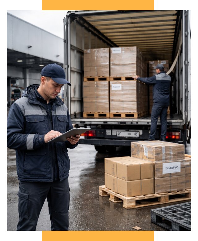 Доставка грузов из Беларуси от 15804 р. логистика СетСервис-Срн