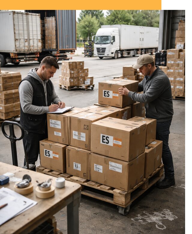 Доставка грузов в Испанию автотранспортом от 36876 руб