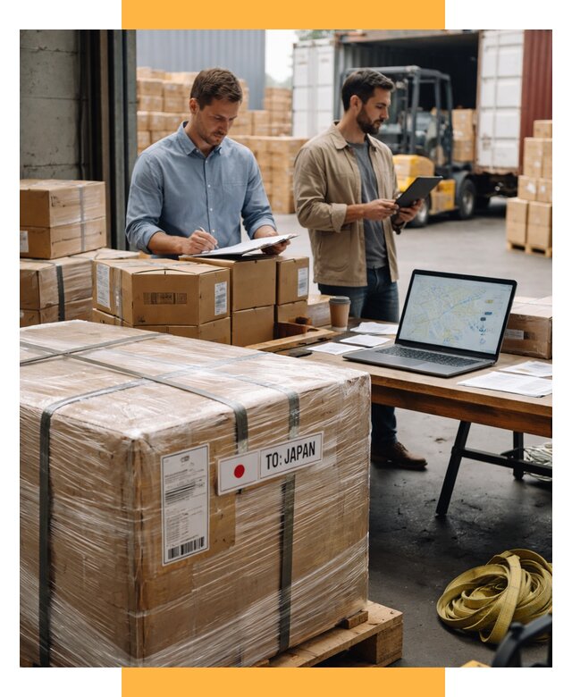 Доставка грузов в Японию от 26340 р., логистика СетСервис-Срн