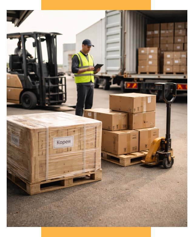 Доставка грузов в Корею из России от 36876 р. | СетСервис-Срн