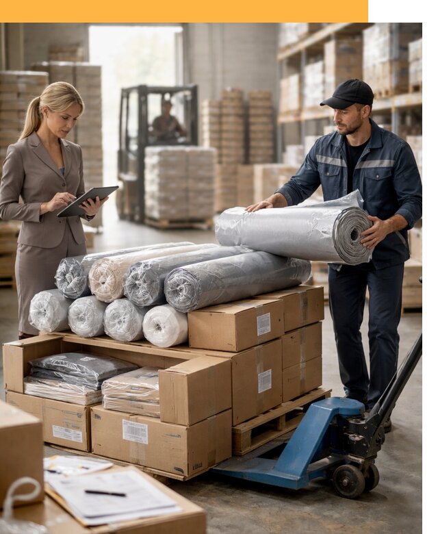 Перевозка текстиля по миру от 15804 руб. с таможней и страхованием