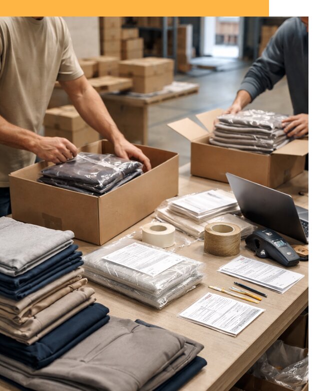 Перевозка одежды по миру от 7902 руб. с таможенным оформлением