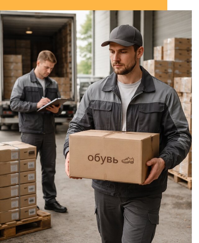 Международная перевозка обуви с таможенным оформлением от 4741