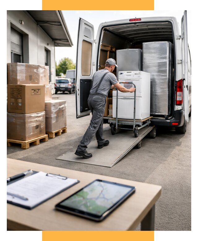 Перевозка бытовой техники от 6848 р. - логистика СетСервис-Срн