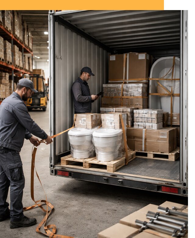 Перевозка сантехнического оборудования по России и миру от 1896