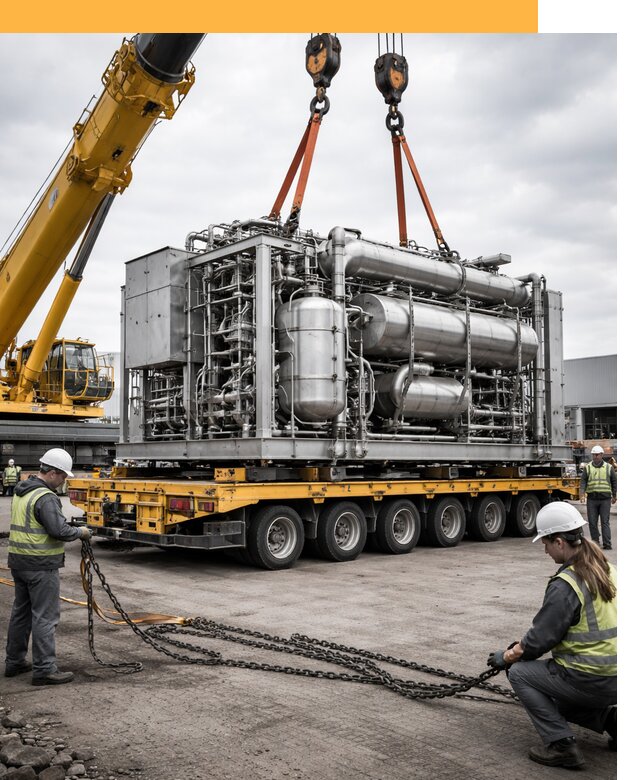 Перевозка тяжеловесных грузов по миру от 158040 руб