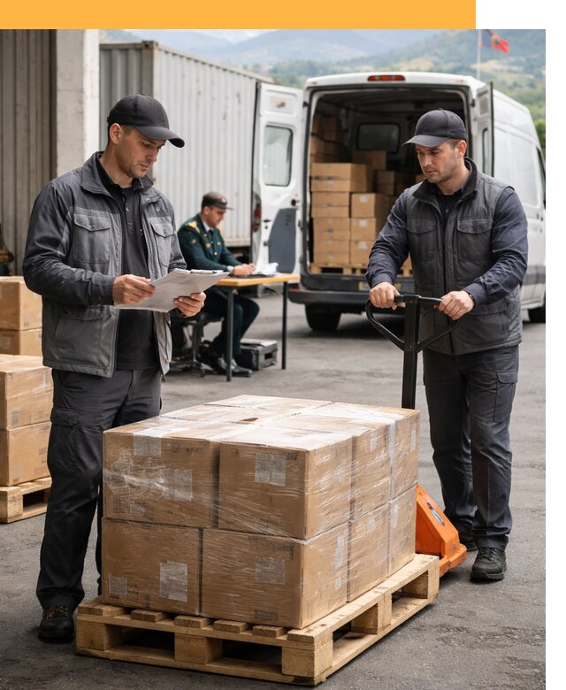 Доставка грузов через Армению, быстрая таможенная очистка от 26340