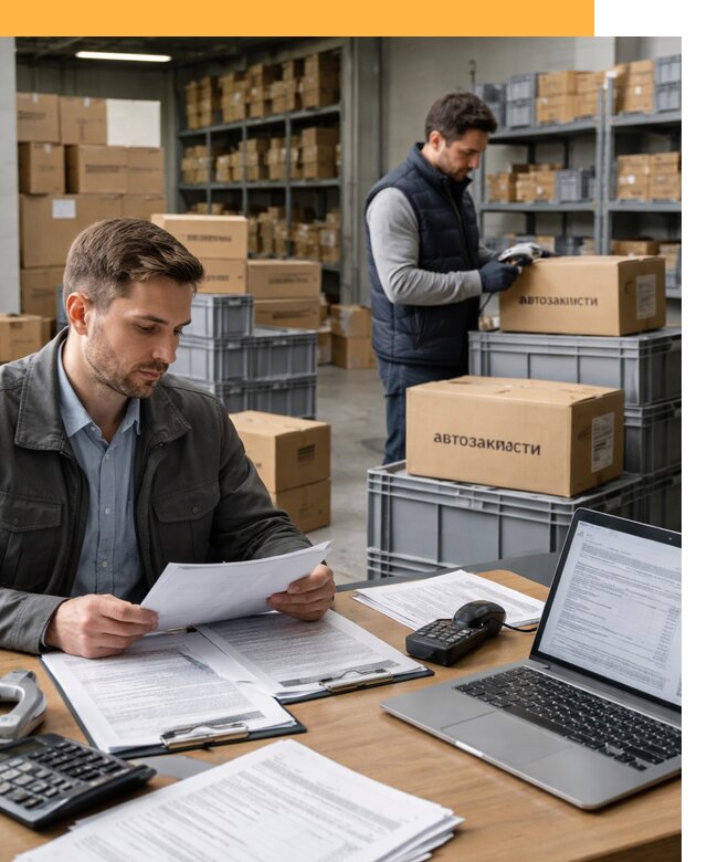 Таможенное оформление автозапчастей по выгодным тарифам от 8956