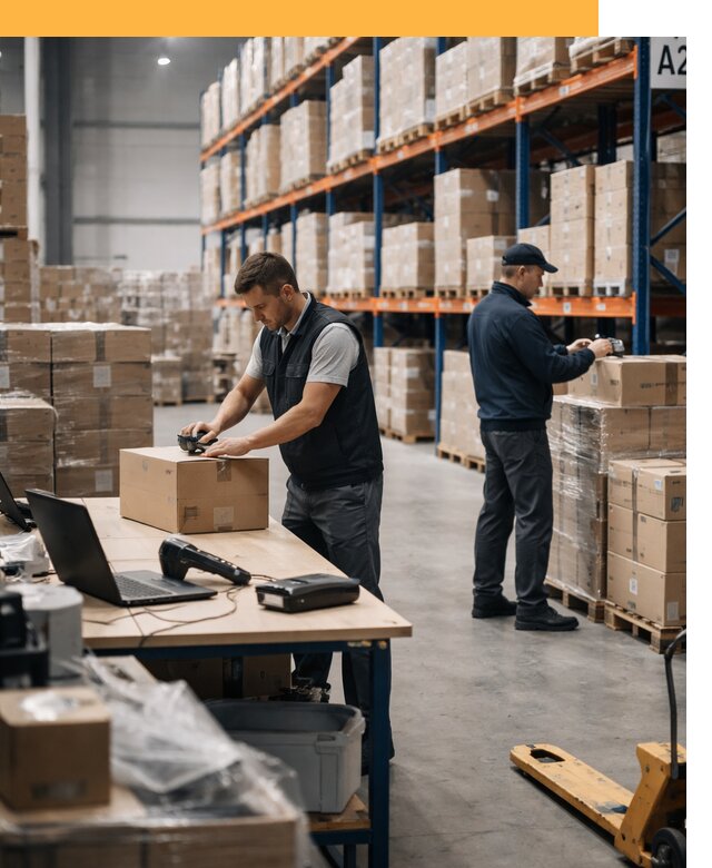 Склад консолидации в Европе: хранение, сортировка от 6848